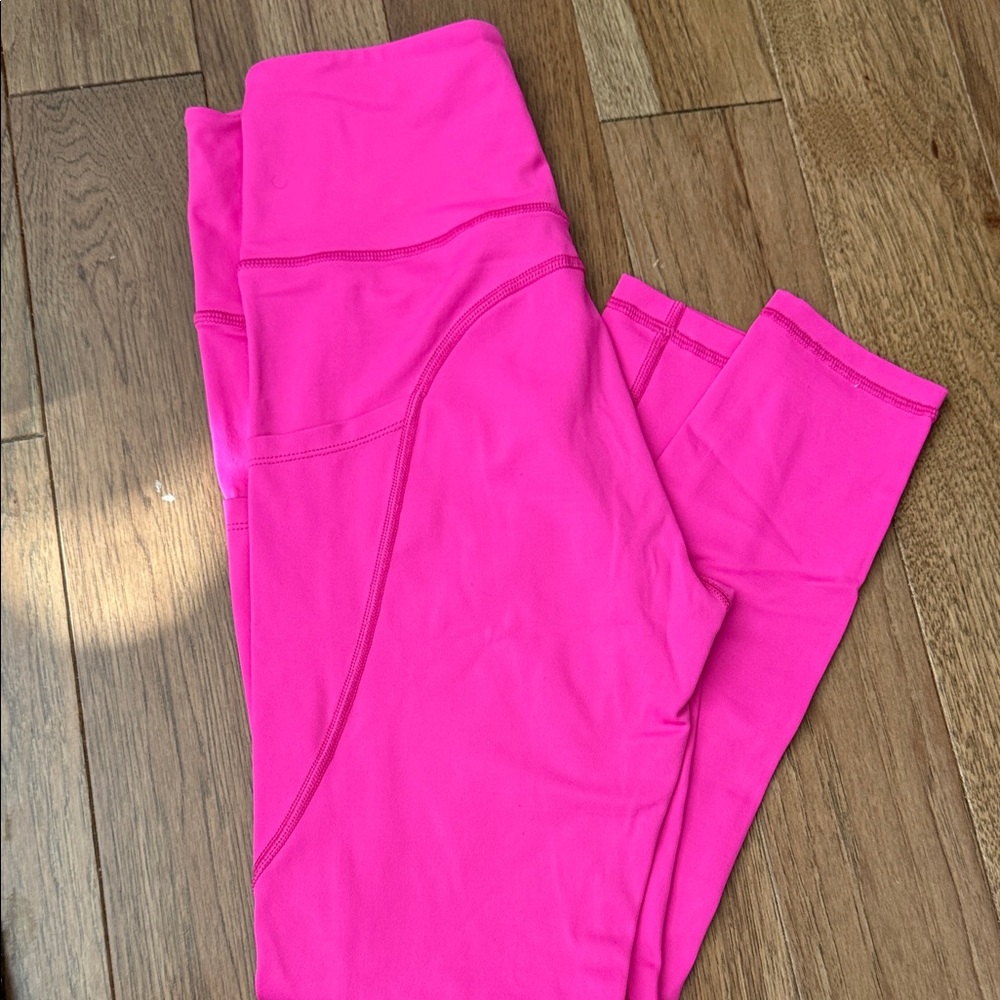 Bright Pink Kids Leggings